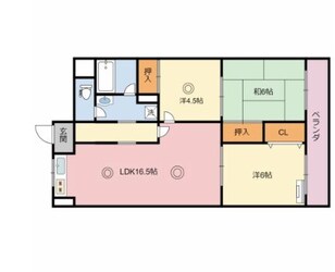 播磨高岡駅 徒歩29分 2階の物件間取画像